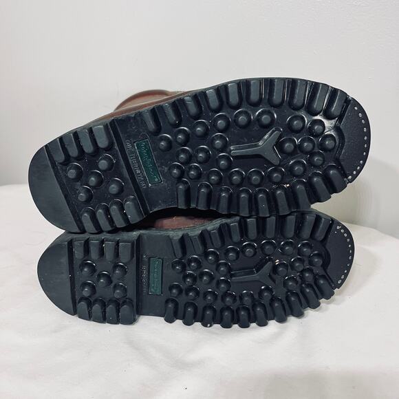 Georgia Boot Brown Leather Mid Calf Steel Toe Lace Up Gore Tex Workwear 6.5M - Picture 10 of 10